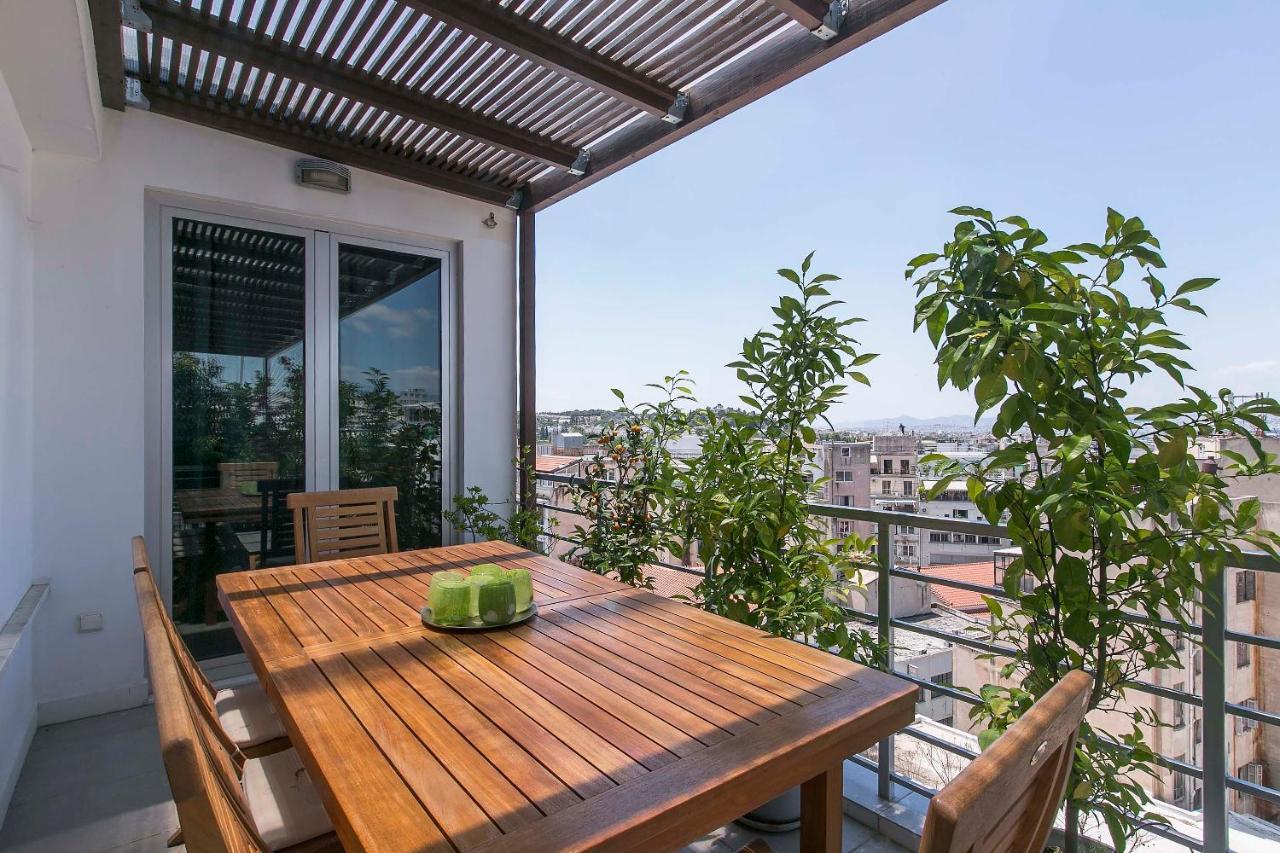 Апартаменти Acropolis Panorama View Penthouse With Private Terraces A Contemporary Parthenon Афіни Екстер'єр фото