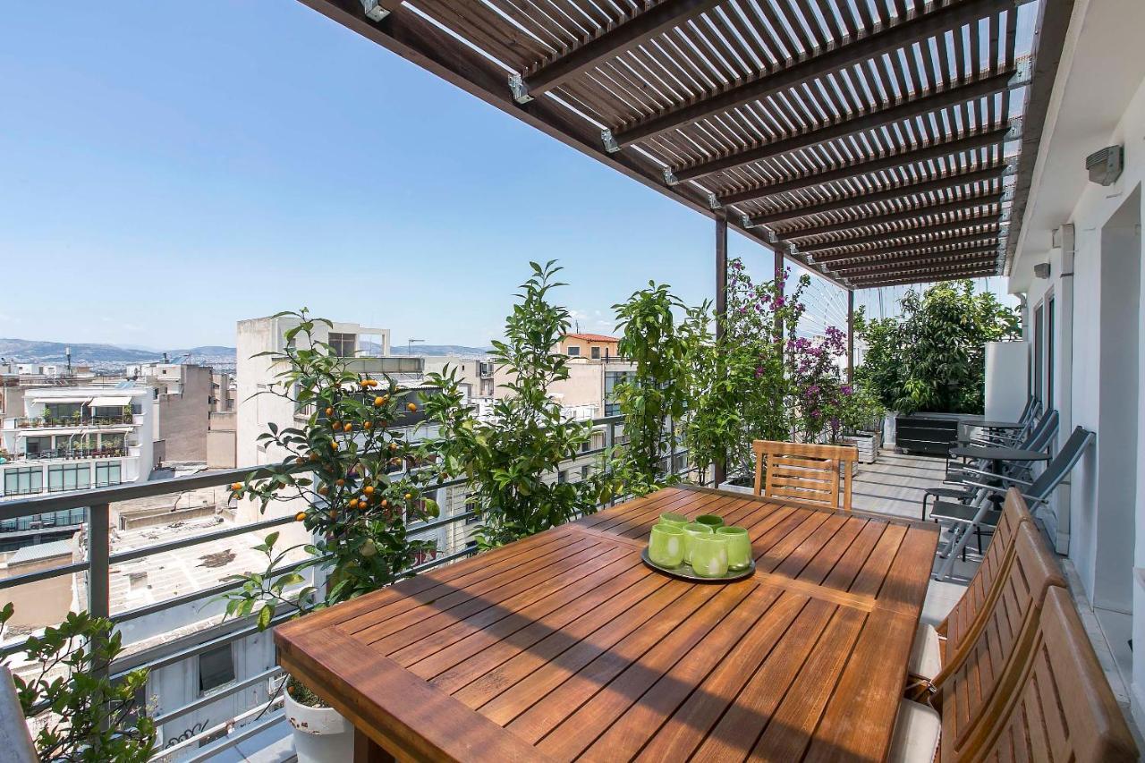 Апартаменти Acropolis Panorama View Penthouse With Private Terraces A Contemporary Parthenon Афіни Екстер'єр фото